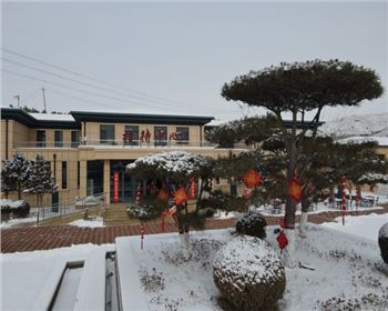 園區雪景